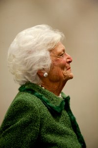Barbara Bush at LBJ Presidential Library