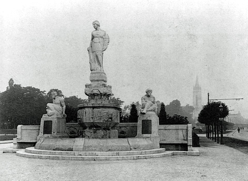 Barbara-Denkmal Koblenz 1908