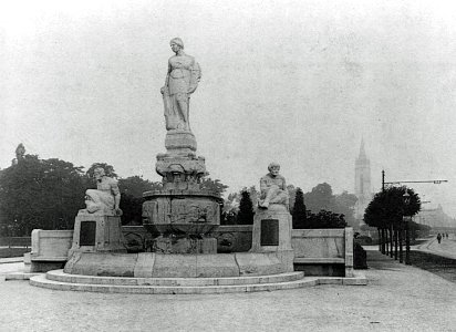 Barbara-Denkmal Koblenz 1908