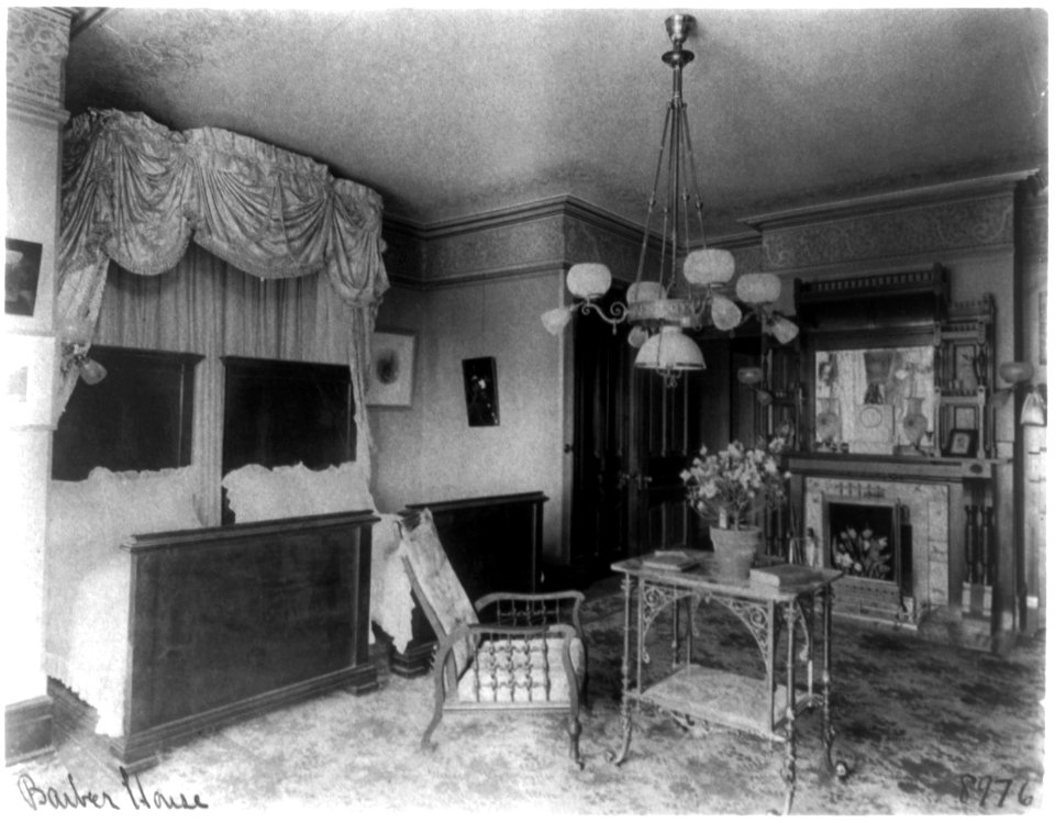Barber house, Washington, D.C. - bedroom LCCN2001704553