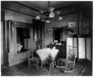 Barber house, Washington, D.C. - bedroom LCCN2001704552
