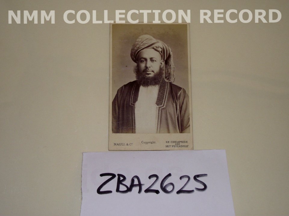 Barghash bin Said, Sultan of Zanzibar, 1837-88 RMG RT1385