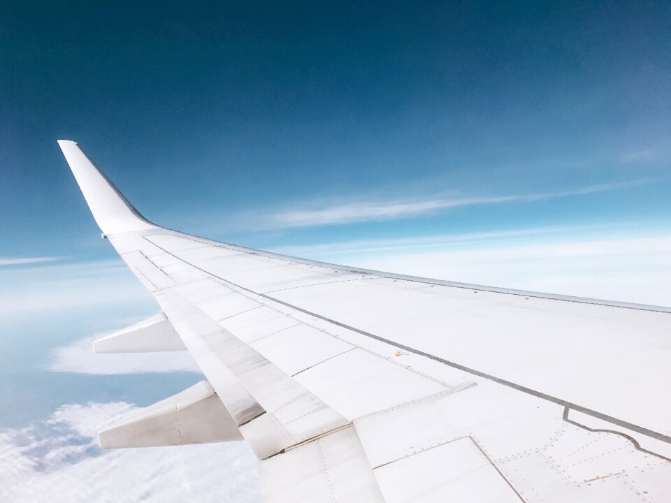 Trip blue sky
