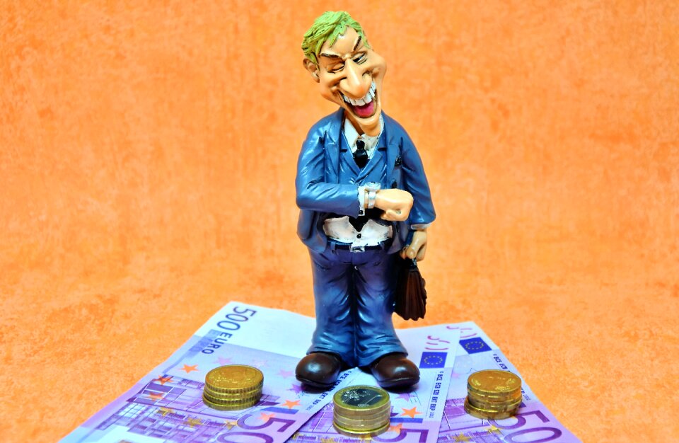 Euro currency dollar bill