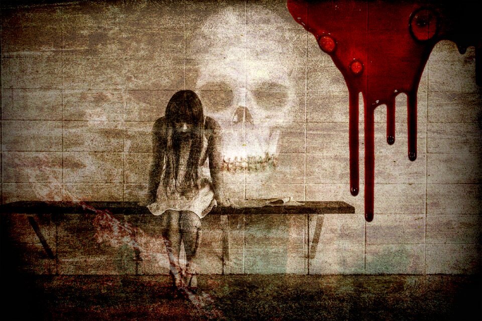 Alone mourning thoughtful