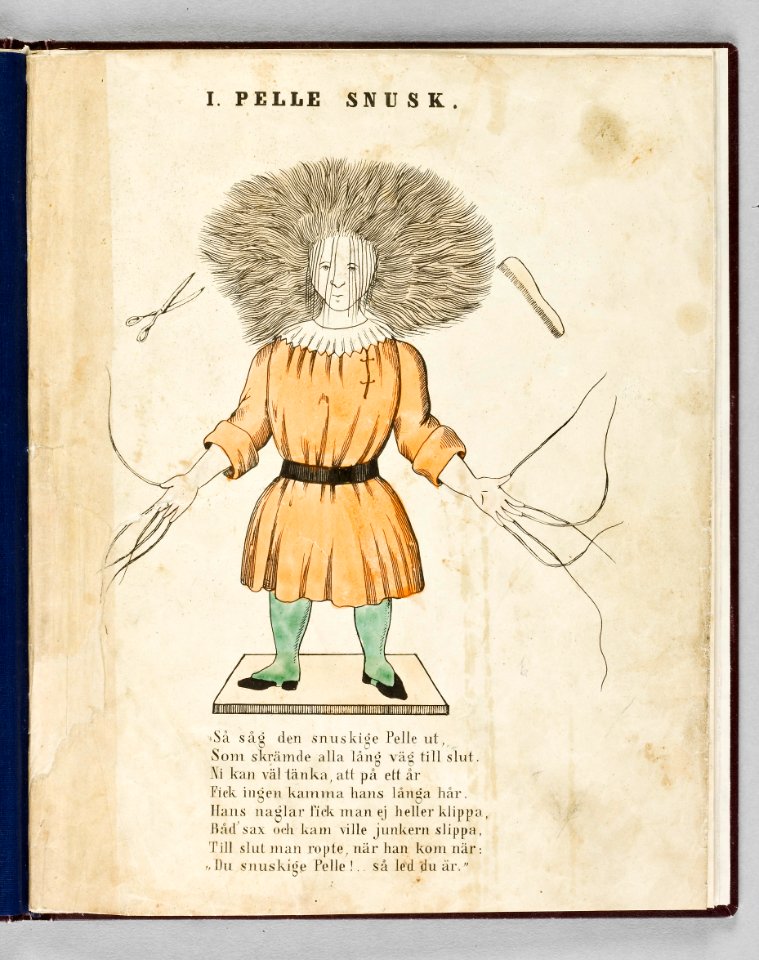 Barnbok. Pelle snusk - Hallwylska museet - 87235