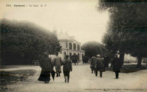 Barneville-carteret gare carteret cpa