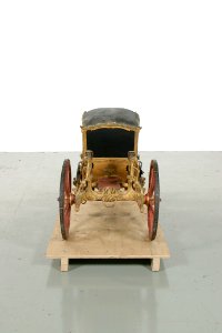 Barnvagn sjuglasvagn, bakifrån - Livrustkammaren - 22471