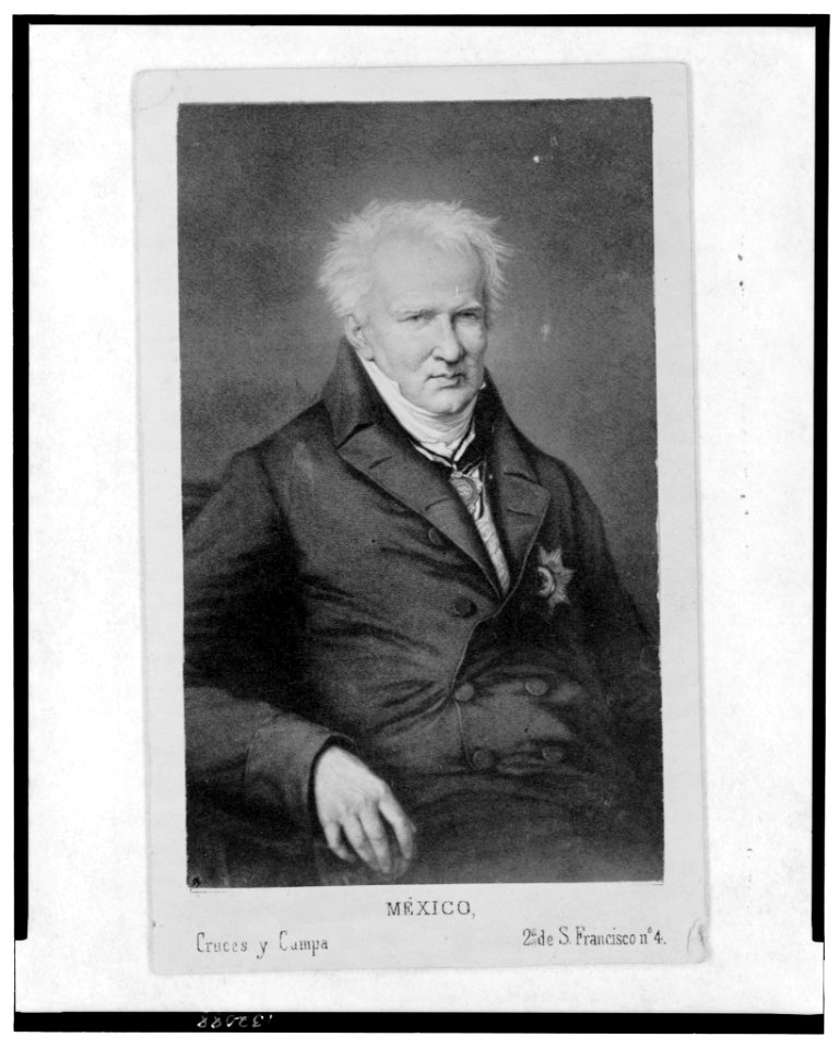 Baron Alexander von Humboldt, half-length portrait, facing front LCCN2005692506