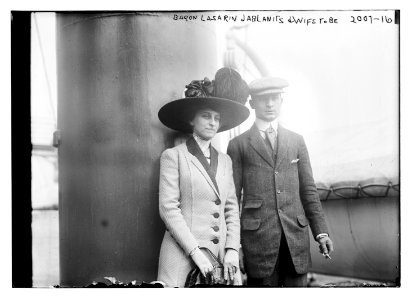 Baron Lasarin Jablanits & wife-to-be, Irma Grats LCCN2014687942