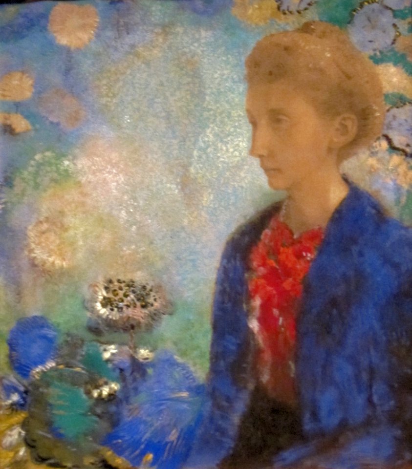Baronne de Domecy by Odilon Redon, Getty Center