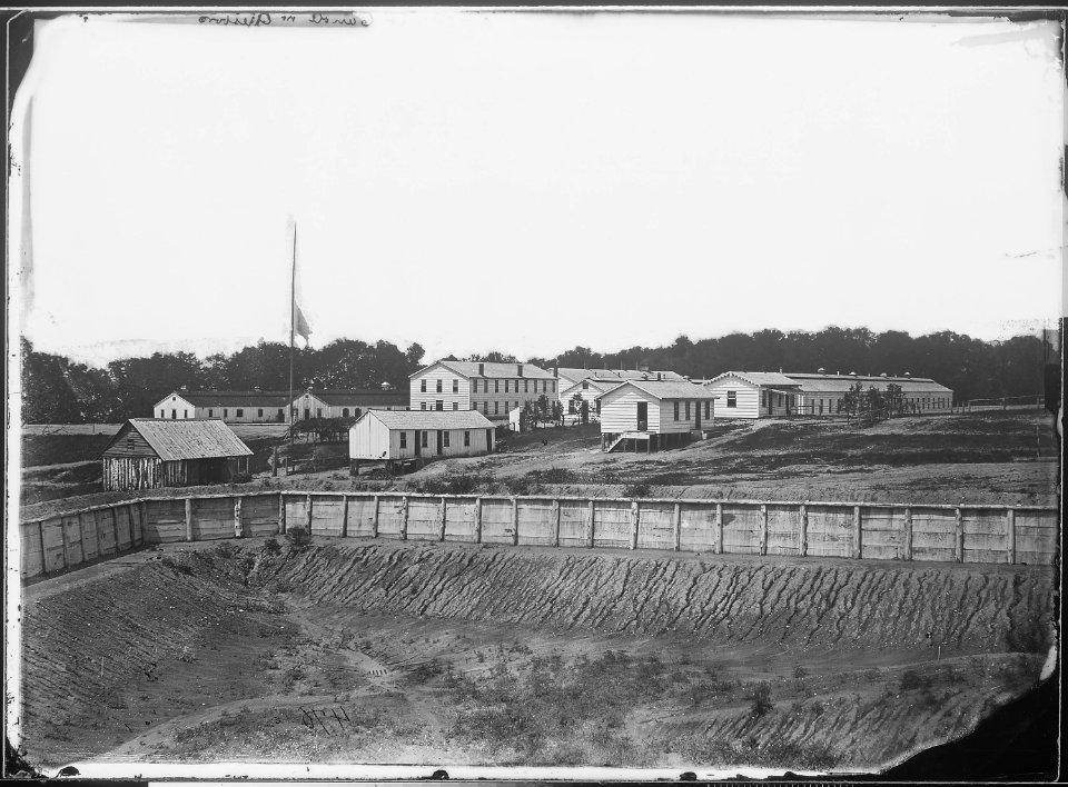 Barracks at Fort Carroll near Giesboro Point, D. C - NARA - 524894