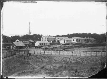 Barracks at Fort Carroll near Giesboro Point, D. C - NARA - 524894