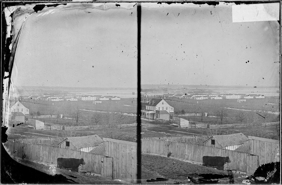 Barracks, perhaps a hospital - NARA - 527548