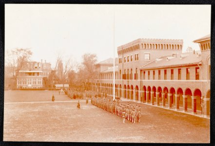 Barracks parade grounds, Marine Barracks, Washington, D.C. LCCN92501208