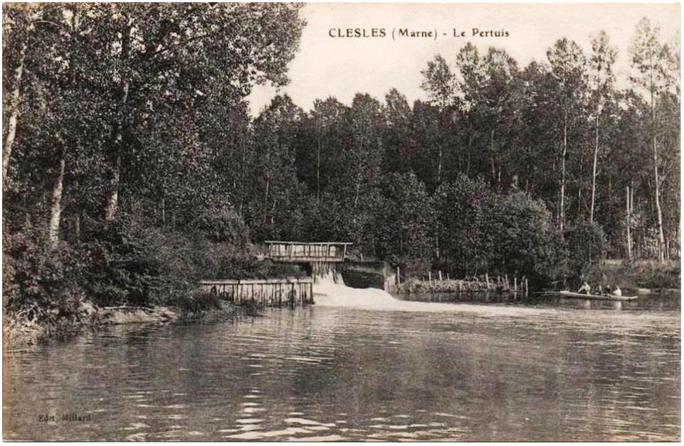 Barrage à aiguilles du pertuis de Clesles