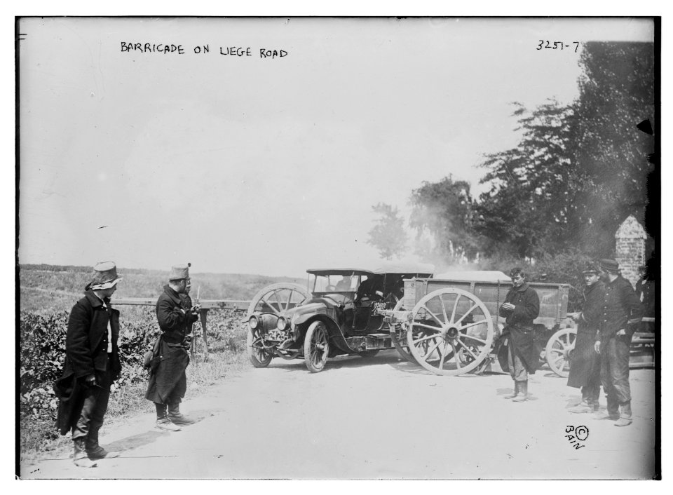 Barricade on Liege Rd. LCCN2014697667
