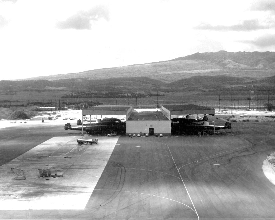 Barrier Squadron Pacific hangar at NAS Barbers Point in 1962
