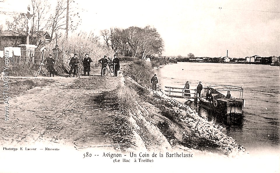 Barthelasse Bac à treilles