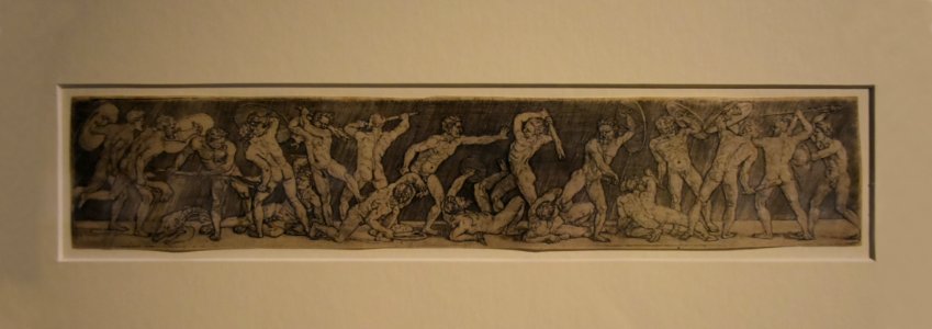Barthel Beham - Batalla con dieciocho hombres desnudos