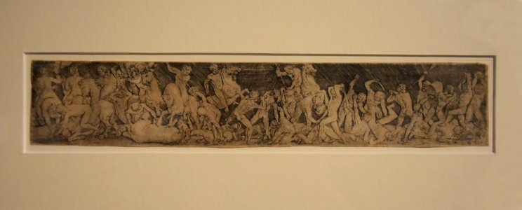 Barthel Beham - Batalla de Tiberio Graco (1528)