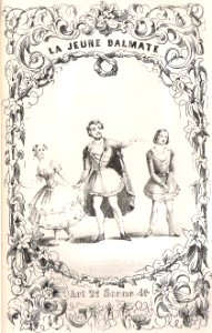 La Jeune Dalmate, ballet de Victor Bartholomin, 1847 photo