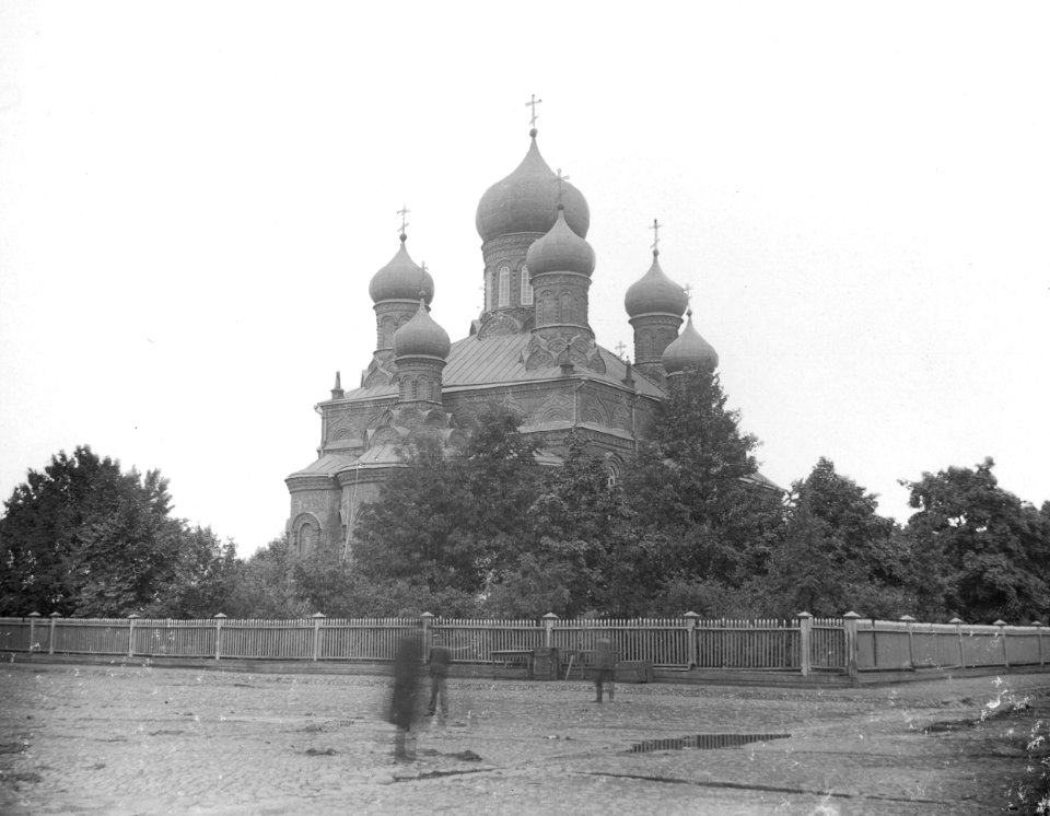 Barysaŭ, Rynak, Sabornaja. Барысаў, Рынак, Саборная (1900)