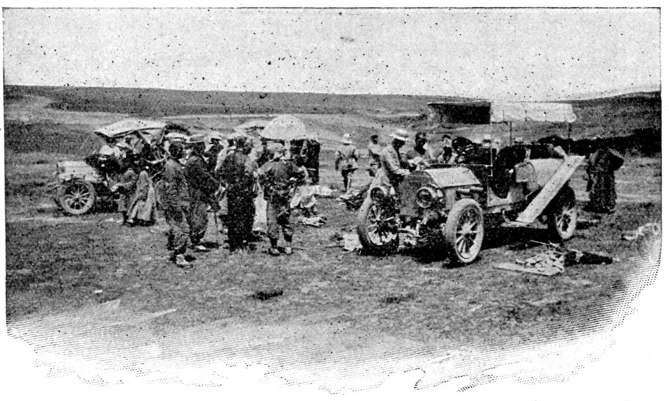 Barzini - La metà del mondo vista da un'automobile, Milano, Hoepli, 1908 (page 135 crop)