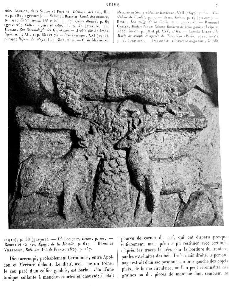 Bas-reliefs statues bustes de la Gaule 76300