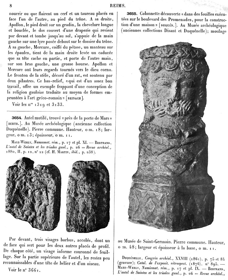 Bas-reliefs statues bustes de la Gaule 76301