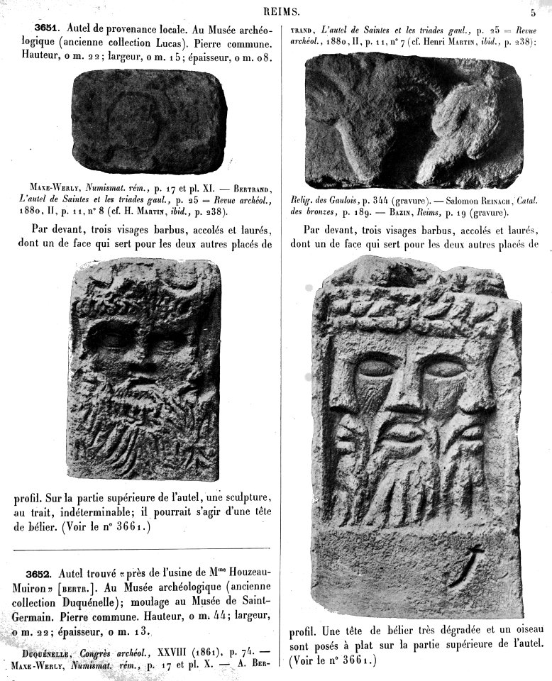 Bas-reliefs statues bustes de la Gaule 76298