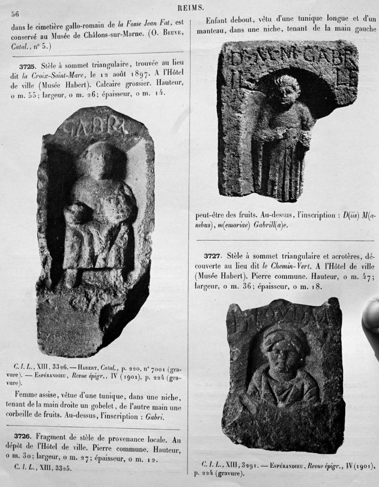 Bas-reliefs statues bustes de la Gaule 80677