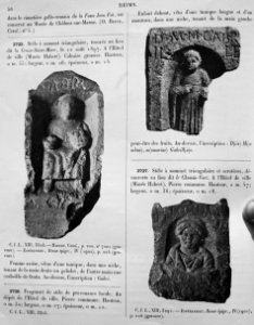 Bas-reliefs statues bustes de la Gaule 80677