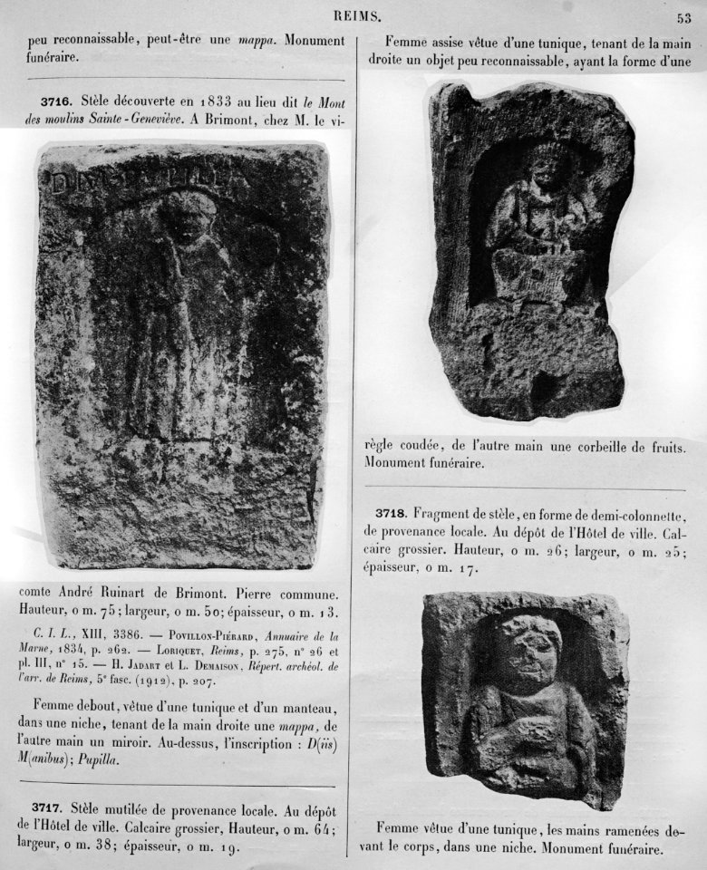 Bas-reliefs statues bustes de la Gaule 80674