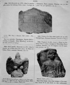Bas-reliefs statues bustes de la Gaule 80684