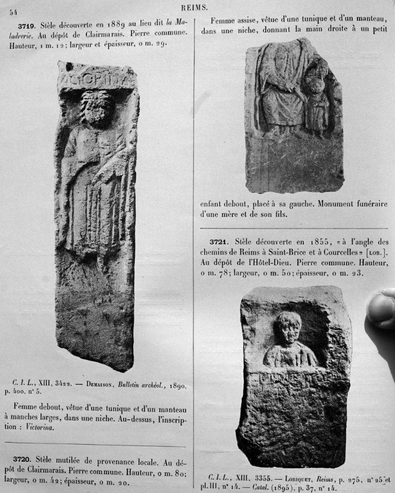 Bas-reliefs statues bustes de la Gaule 80675