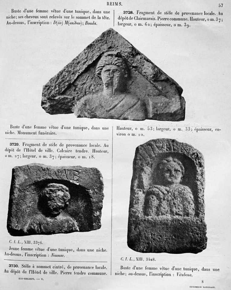 Bas-reliefs statues bustes de la Gaule 80678