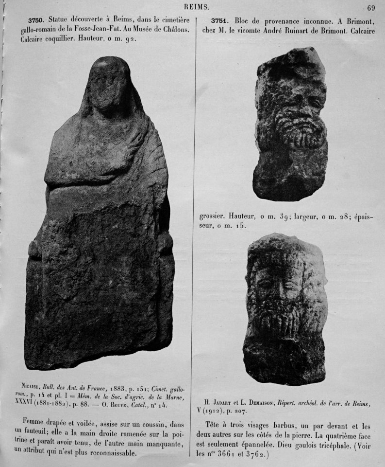 Bas-reliefs statues bustes de la Gaule 80690