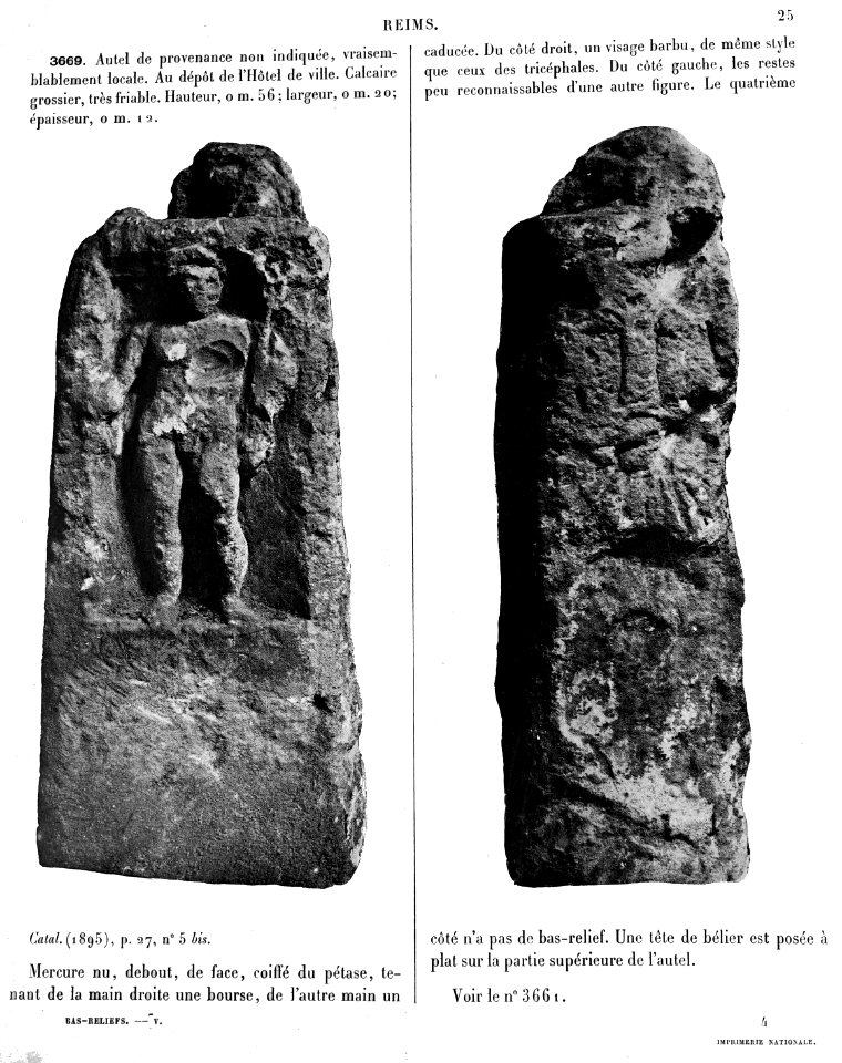 Bas-reliefs statues bustes de la Gaule 86318