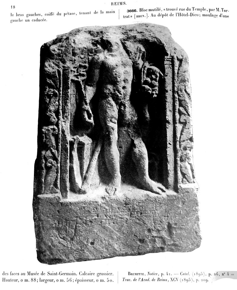 Bas-reliefs statues bustes de la Gaule 86311