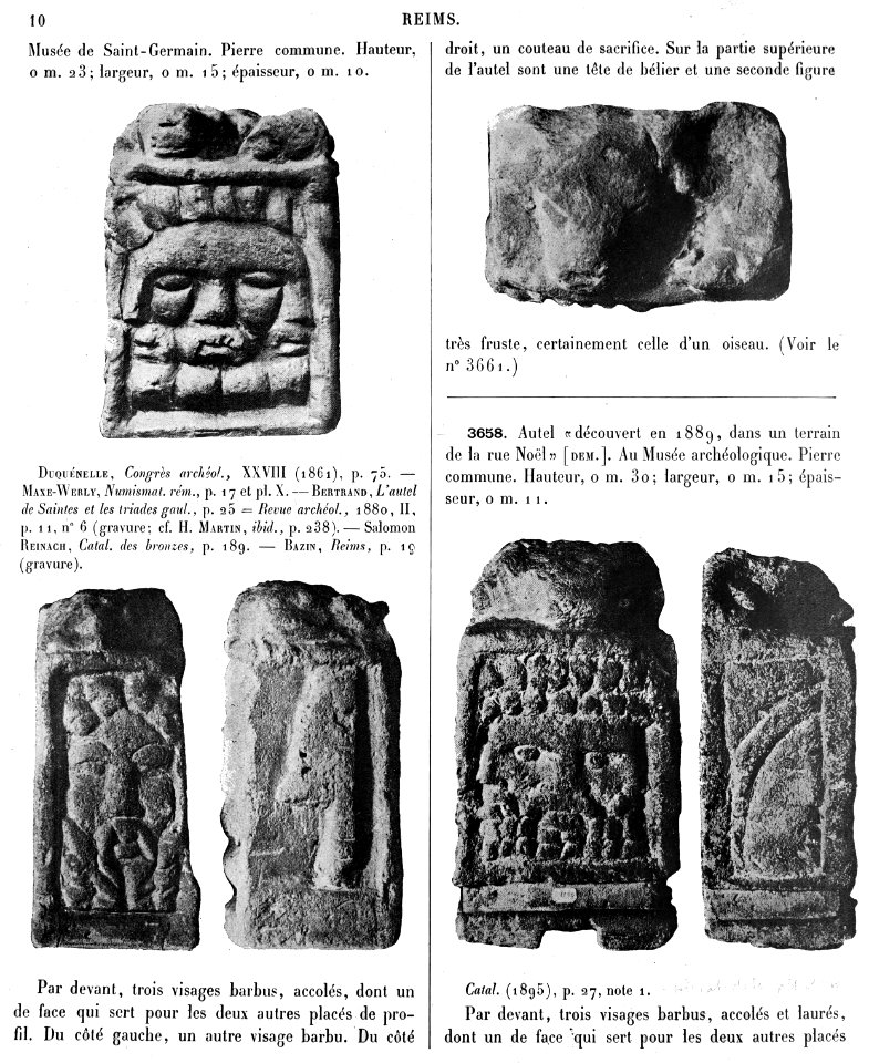 Bas-reliefs statues bustes de la Gaule 76303