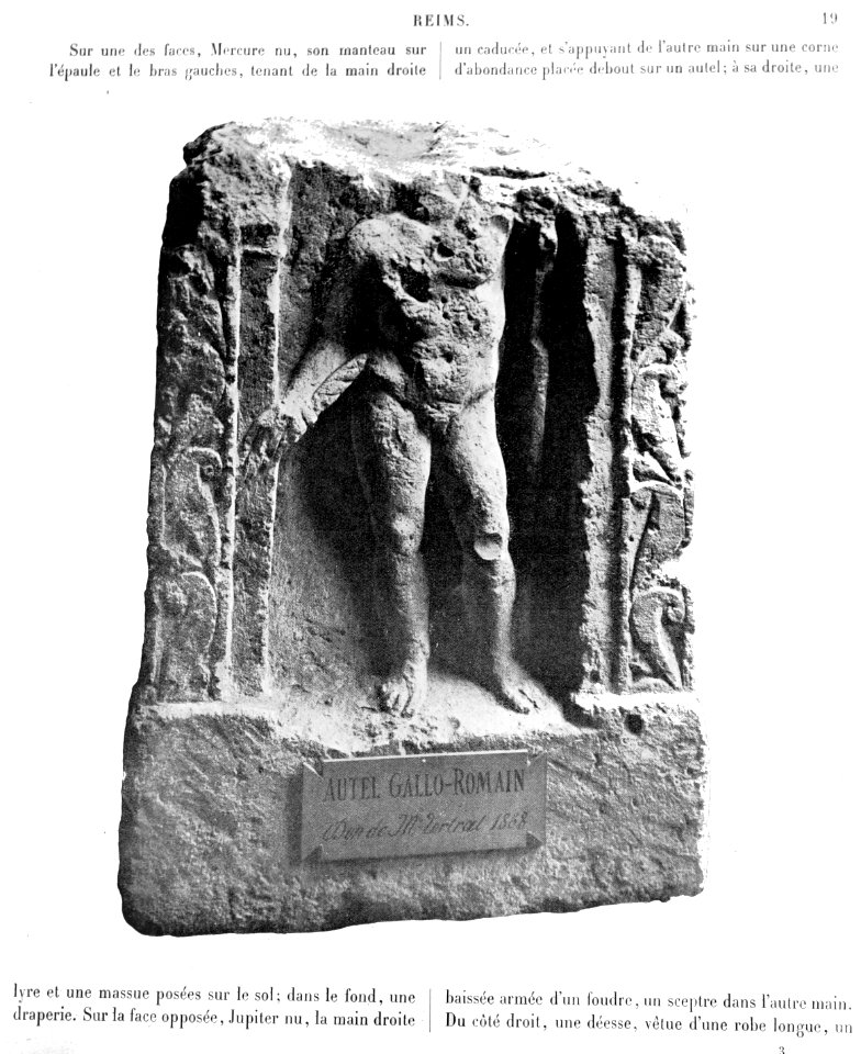 Bas-reliefs statues bustes de la Gaule 86312