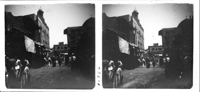 Basar del Caire i minaret irisat