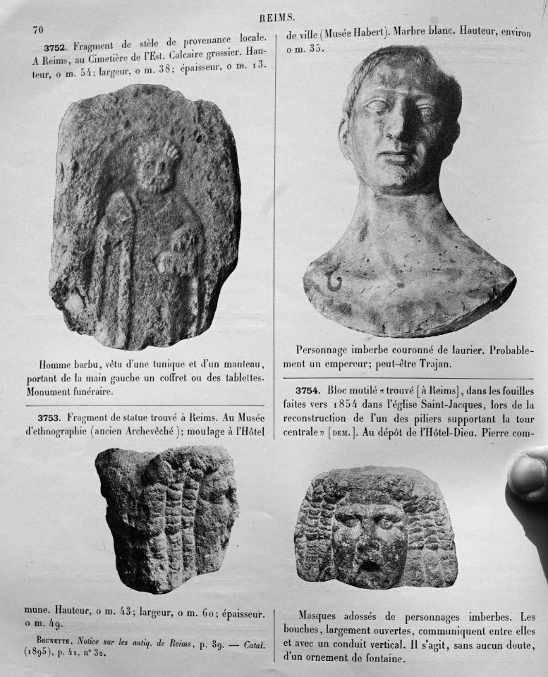 Bas-reliefs statues bustes de la Gaule 80691
