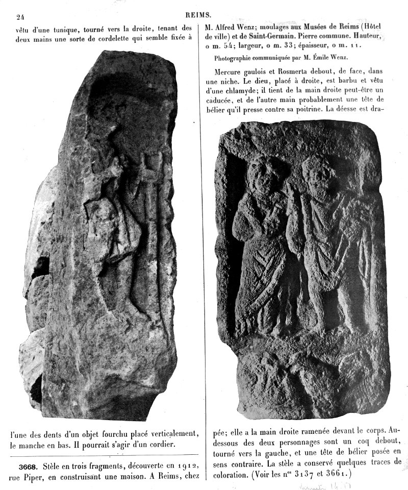 Bas-reliefs statues bustes de la Gaule 86317