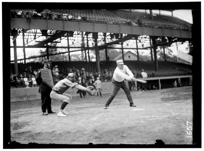 BASEBALL, CONGRESSIONAL. AT BAT- RAUCH, GEORGE WASHINGTON, REP. FROM INDIANA, 1907-1917 LCCN2016863954