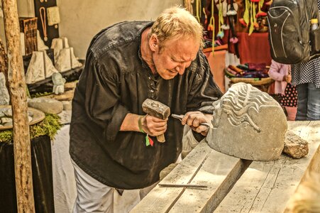 Man craftsmen handmade