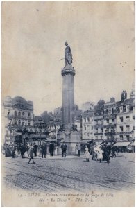 14 – Lille. – Colonne Commémorative du Siège de Lille, dite La Déesse - Édit. P.-L. vº- 01