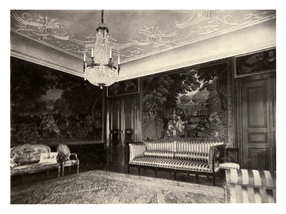 146 Basel. — Saal in einem Patrizierhause der Rittergasse