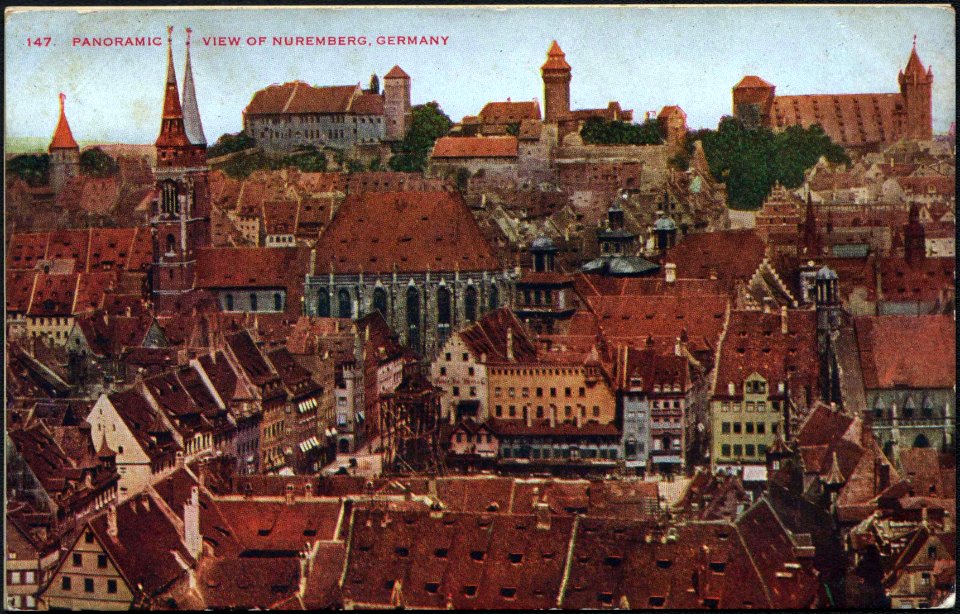147. Panoramic view of Nuremberg, Germany